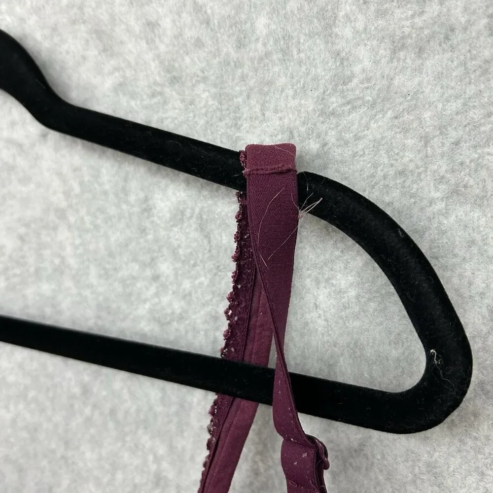 Victoria’s Secret 38 DDD  Body By Victoria Lined Perfect Coverage Maroon